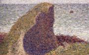 Georges Seurat Study for Le Bec du Hoc,Grandcampe oil painting artist